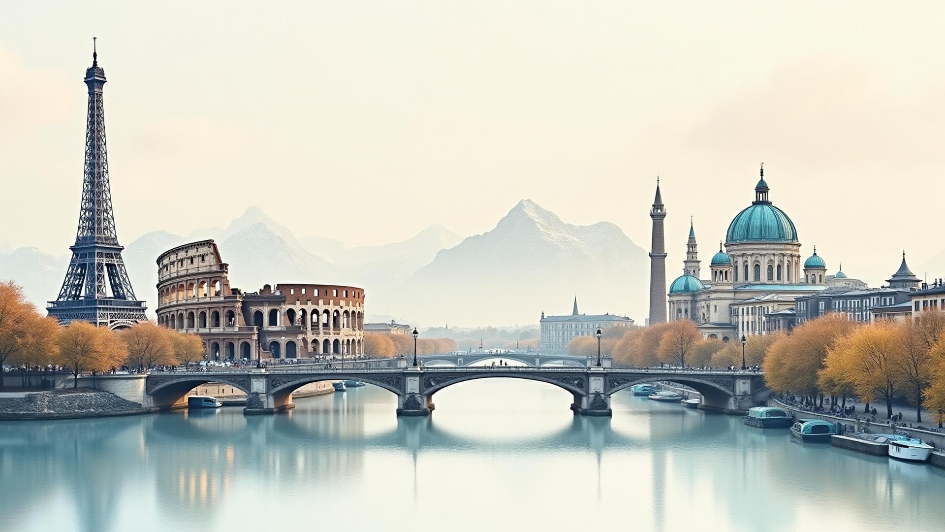 Schengen countries landscape